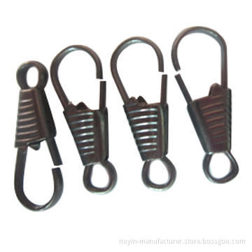 Snap hooks with mini shape, black & gun color, competitive price direct from factory, OEM welcome